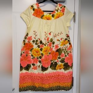 Vintage Dress Ui-Maikai 1960s Beautiful Dress Girlfriend Gift Hawaii